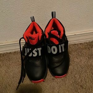 Nike youth basketball shoes.